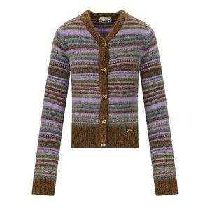 Ganni Multicolor Striped Cardigan - NWT